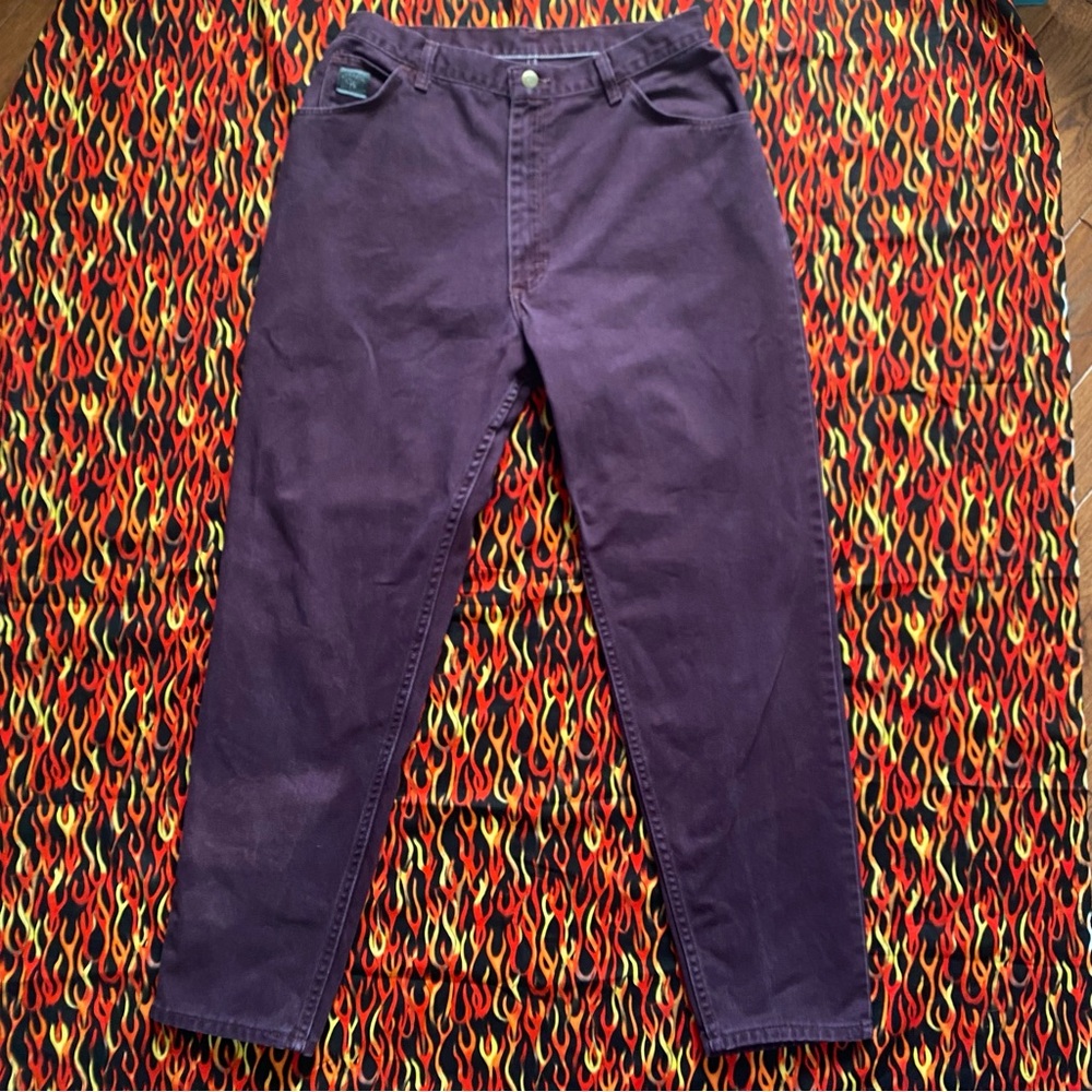 Vintage Purple Wrangler Straight Leg Jeans